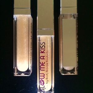 Nude Shimmer LIGHT-UP Gloss w MIRROR on side!